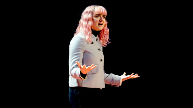 Maisie Williams at TEDx Talks. PHOTO SOURCE MAISIEWILLIAMS.ORG