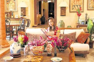 Sen. Loren Legarda at theMoscoso House, home of the late Antiqueño artist Edsel Moscoso. This is the senator’s residence in San Jose, Antique.
