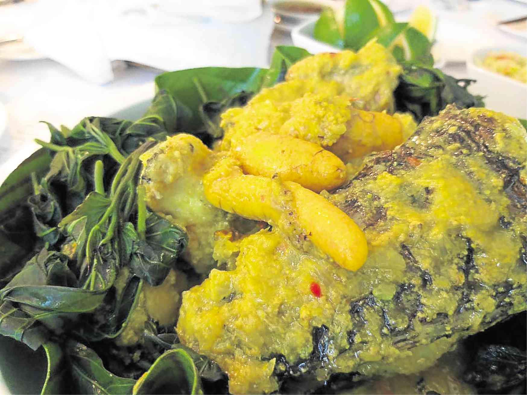 Fish and coconut (with chili, turmeric) —Mindanao dishes to remember