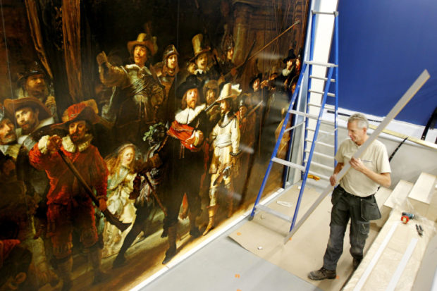 Rembrandt restoration