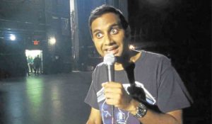 Aziz Ansari steps back into the spotlight