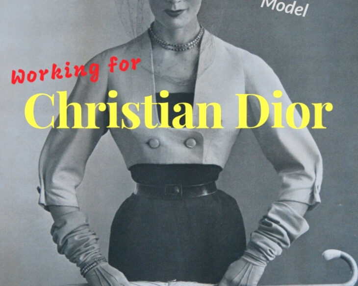 Model became Dior muse by knocking on his door