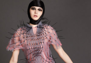 Plastic bags, cable ties find their way into fashion