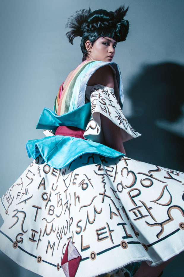 ‘Terno’ meets ‘hanbok’ in Fil-Korean young designer’s fashion collection