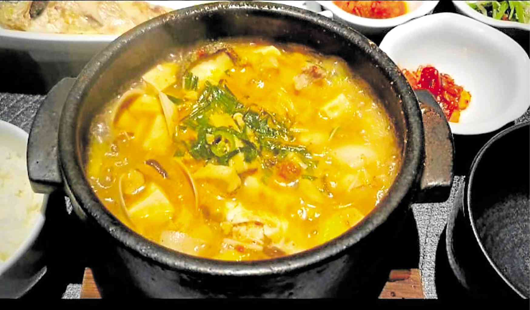 “Deonjang-jjigae” or soybean stew