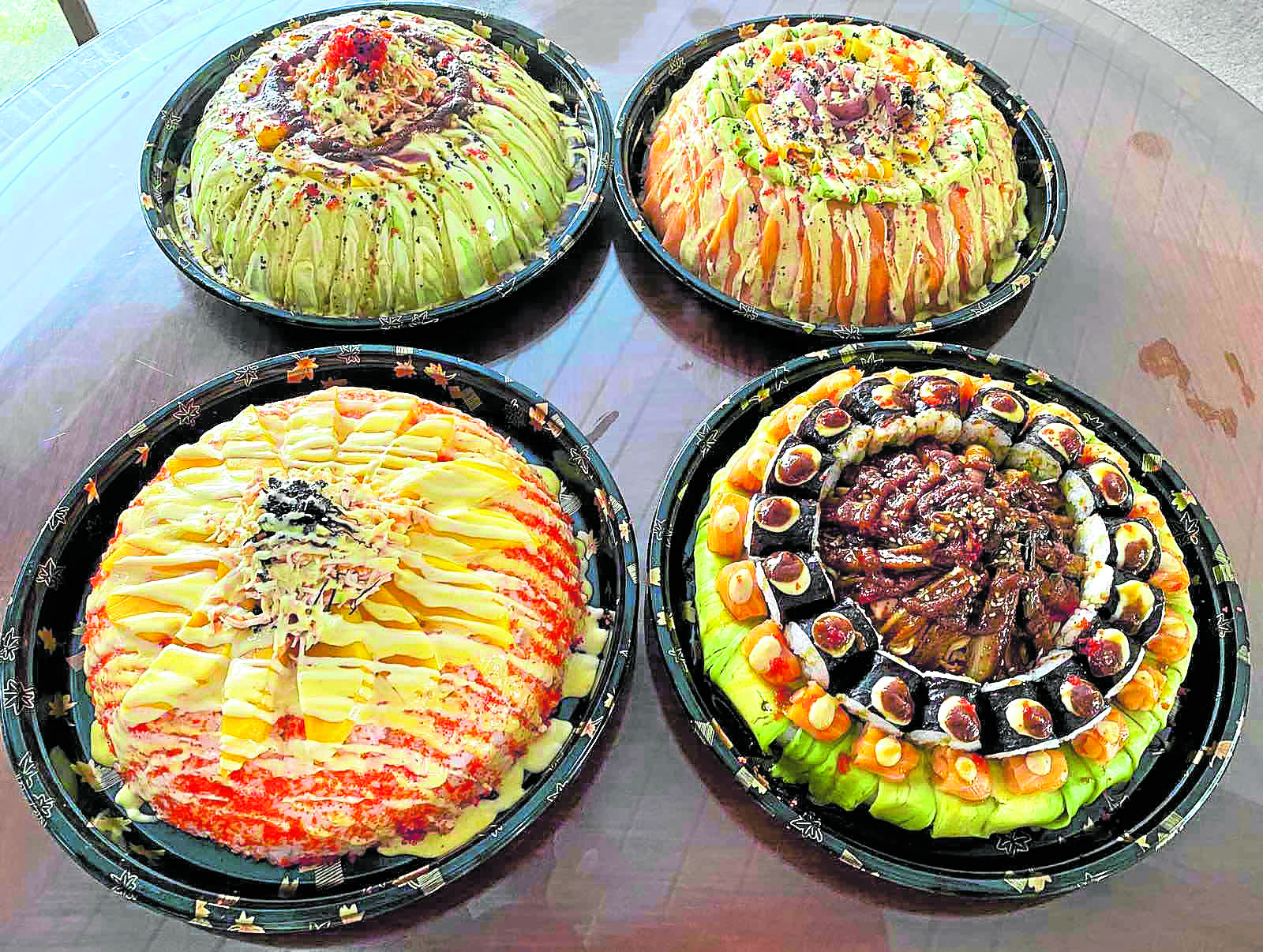 Sushi cakes