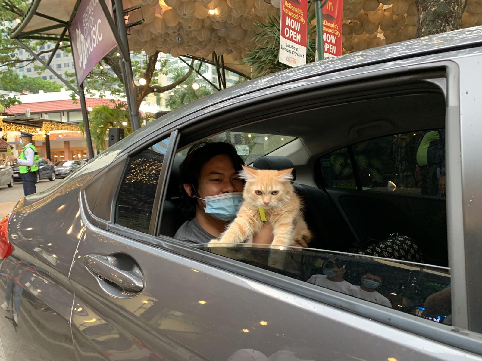 LOOK: Pets receive drive-thru blessing in Eastwood City on World Animal ...