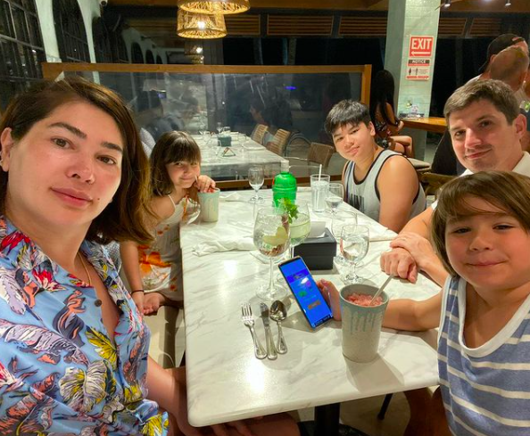 Jackie Forster and family