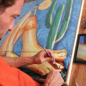 Brazilian conjures works of art from plastic bags