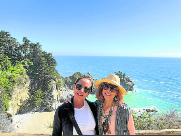 Emilie Petrocelli and Sea Princess at Big Sur