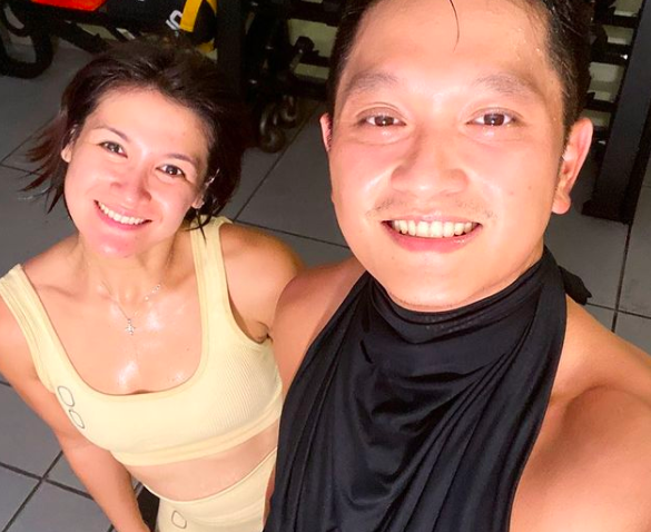 camille prats with husband ig