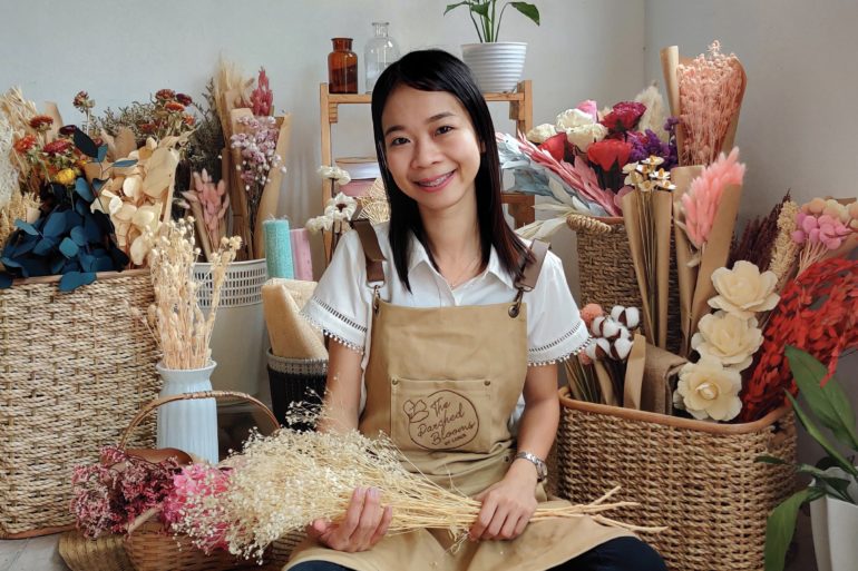 Caren Joy Sotto, owner of The Parched Blooms