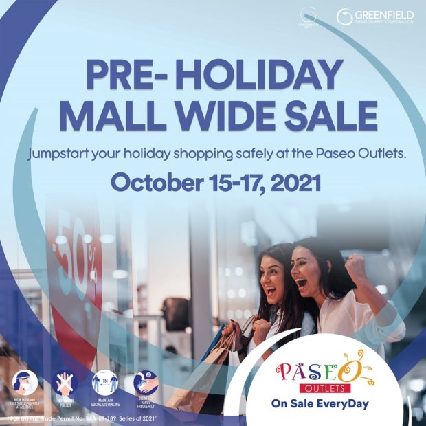 Paseo Outlets sale