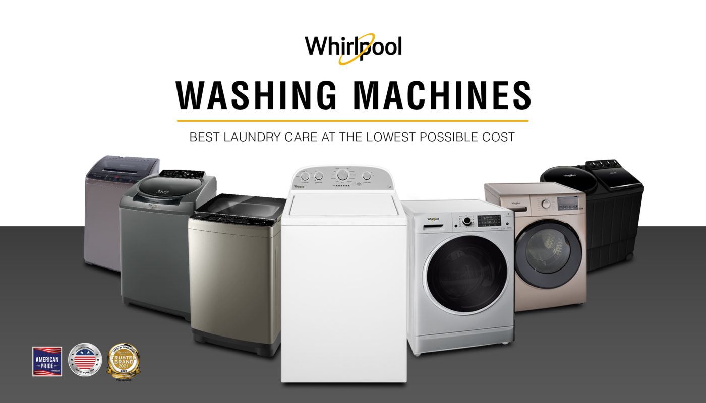 Ultimate laundry care with Whirlpool’s widest selection of washing machines