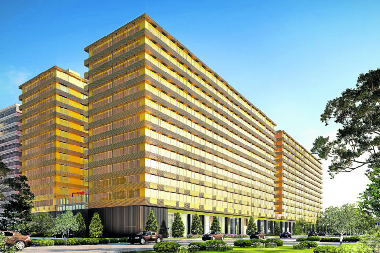 Gold Residential Offices (RESO) facade