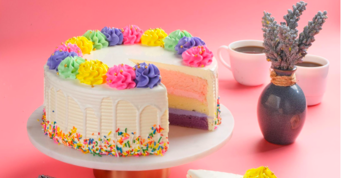 Rainbow cake Goldilocks