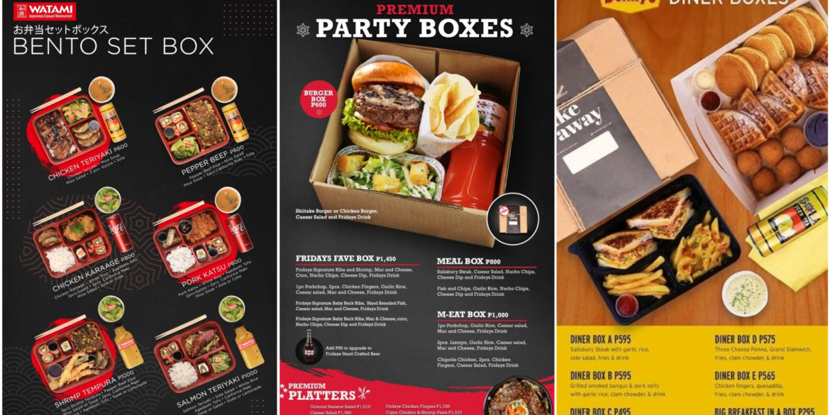 The Bistro Group meal boxes