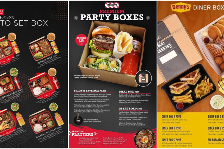 The Bistro Group meal boxes