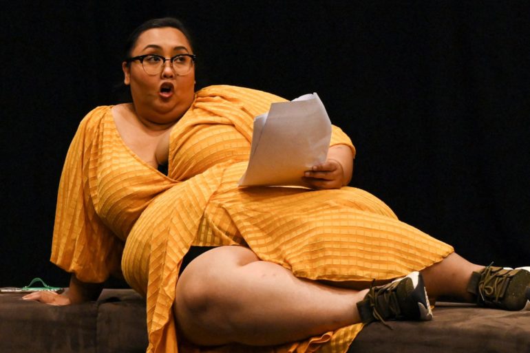 In conservative Singapore, plus-size actors take center stage