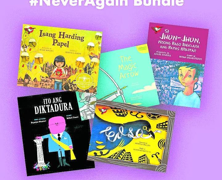 The #NeverAgain bundle from Adarna House