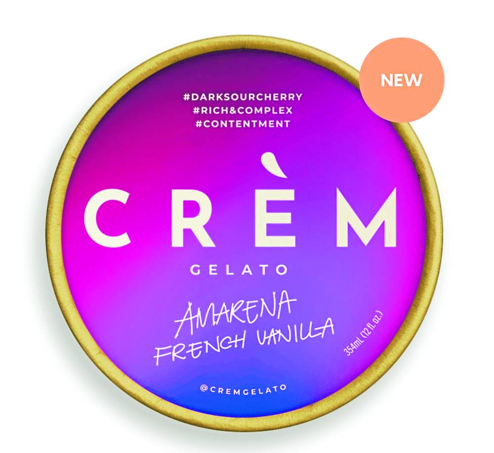 Amarena French Vanilla, one of Crem’s new flavors