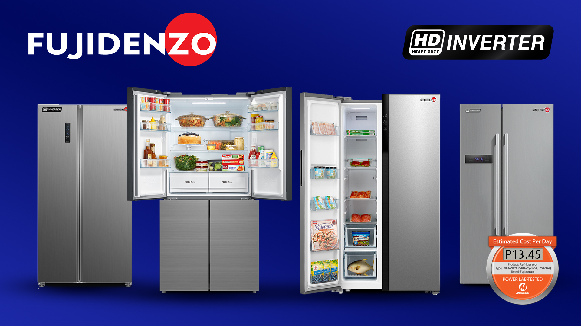 Top refrigerator picks from Fujidenzo based on your lifestyle and needs