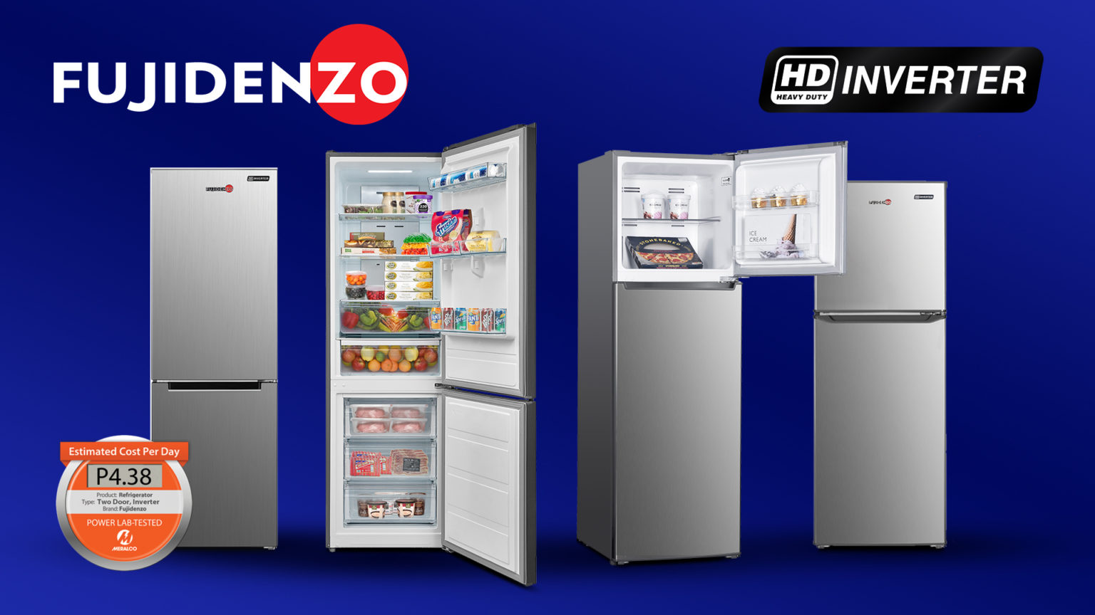 Top refrigerator picks from Fujidenzo based on your lifestyle and needs