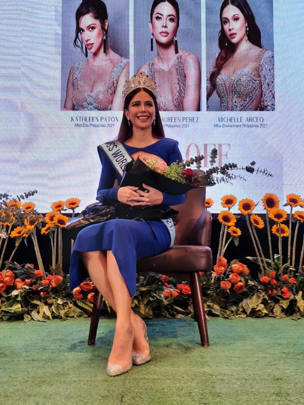 Miss World Philippines Tracy Maureen Perez hopes to duplicate 2013 Megan Young’s triumph./ARMIN P. ADINA