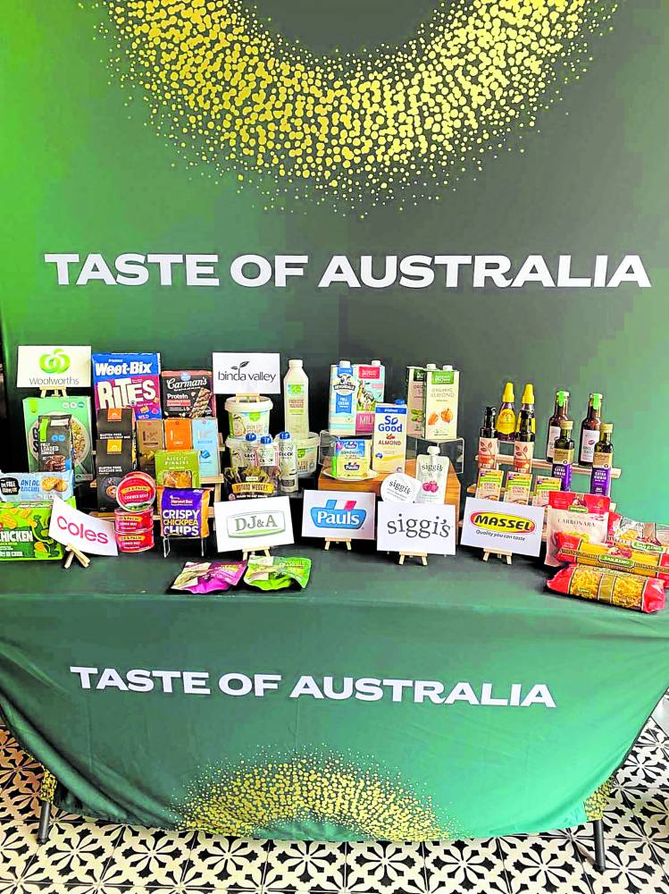 Taste of Australia products