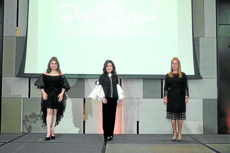 Best Dressed Women of the Philippines (BDWP) cover ladies Carol Mercado, Edna Sutter, Mache Torres-Ackerman