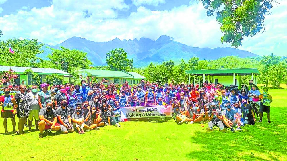 The volunteers and participants of MAD Camp Romblon 2022