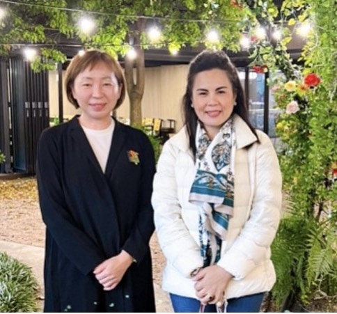 Jeju Tourism President and CEO, Ms. Koh Eun-Sook (left), PTAA President, Ms. Michelle Taylan (right)