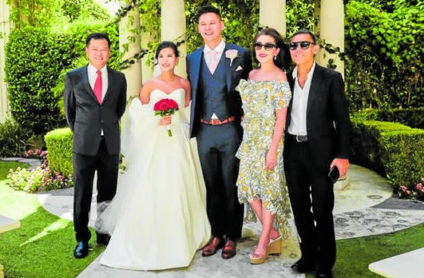 Philip Ng, newlyweds Camille and Tim Ng, Crickette and Donnie Tantoco