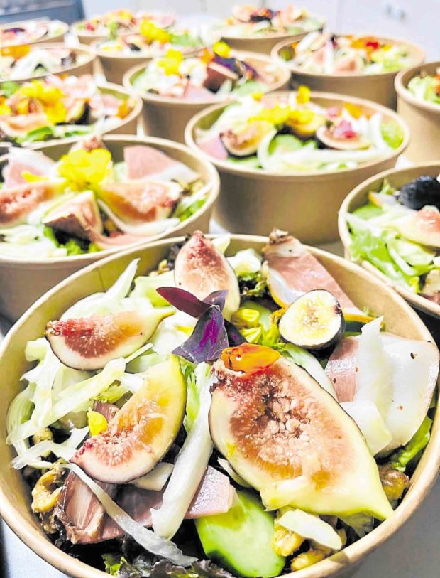 Fresh fig salad with figs from Silang