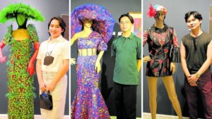 Sansó fabrics transform into fashionable ensembles