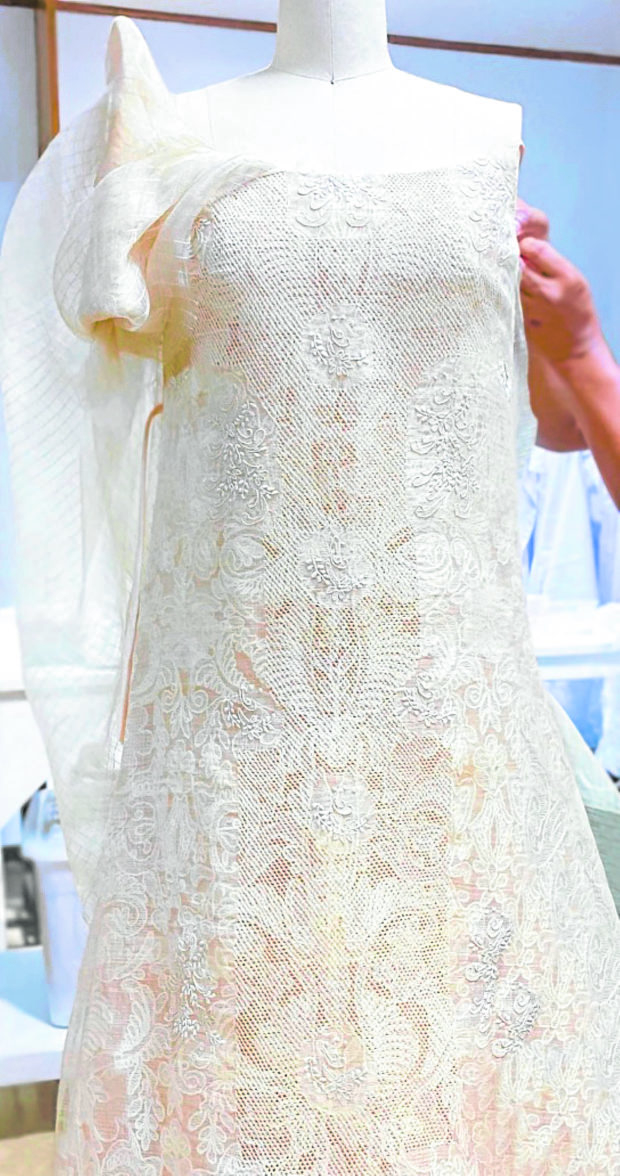 Details of the first lady’s inaugural dress