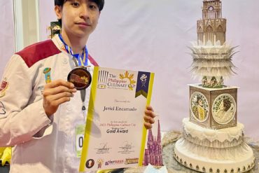 Prize-winning cake design by Jeriel Encarnado. Image from his Facebook account