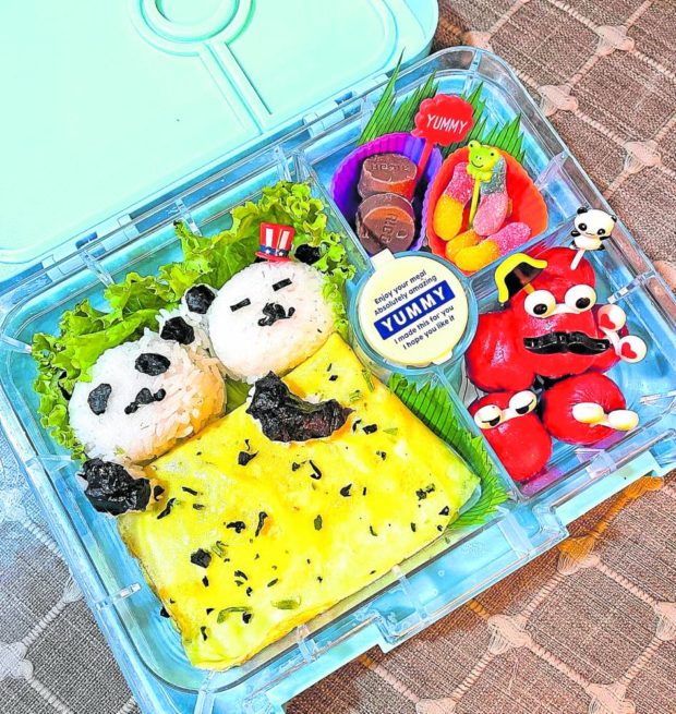 Elaine Binalon says making bento boxes is cheaper than her kids buying from the school canteen.