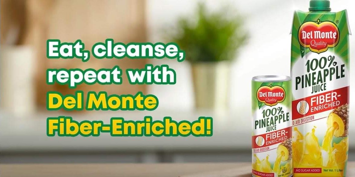 Del Monte’s Fiber-Enriched Pineapple Juice Del Monte