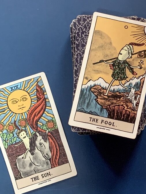 The Fool is one of my favorite cards from Abrera’s deck. Just look at the cute blissful face he has! The Sun is also a favorite that I’ve been pulling quite often lately (yay!). It often reminds me that there will always be joy and brighter days ahead.