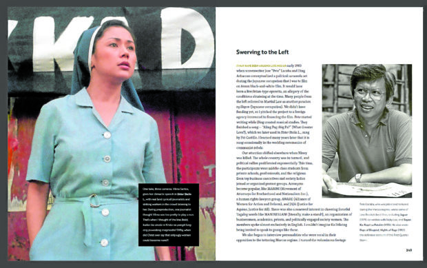 From the chapter “Swerving to the Left,” where De Leon discusses how “Sister Stella L” was filmed.
