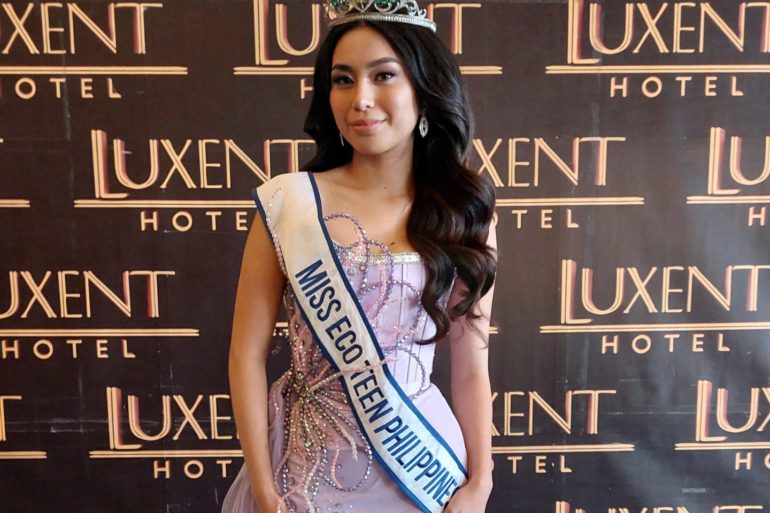 Beatriz Mclelland from the Philippines is the first runner-up in the 2022 Miss Eco Teen International pageant held Marsa Alam, Egypt.