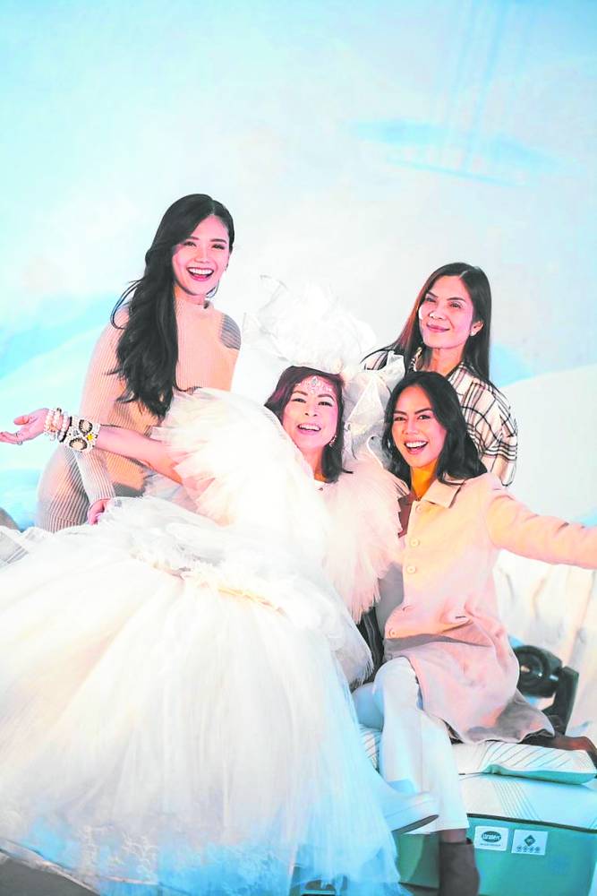 Influencers Verniece Enciso and Janina Manipol with Sea Princess, Pinky Rosagas
