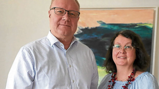 Finland Ambassador Juha Pyykkö and wife Riita Laakso