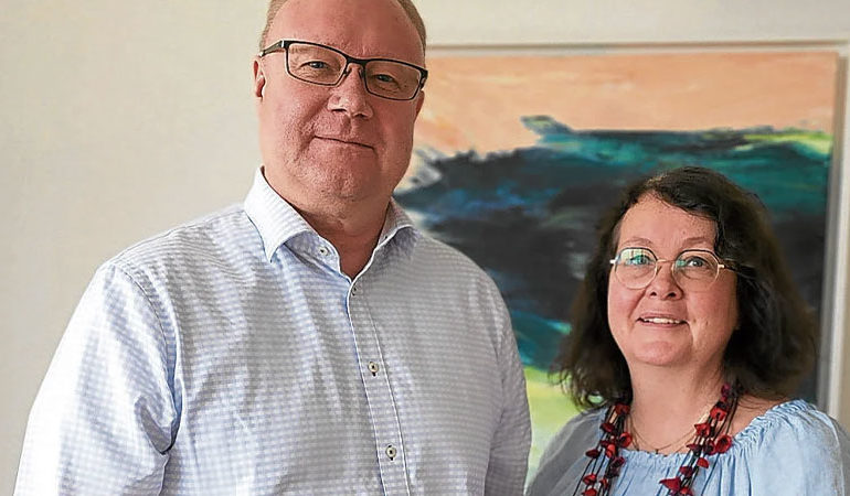 Finland Ambassador Juha Pyykkö and wife Riita Laakso