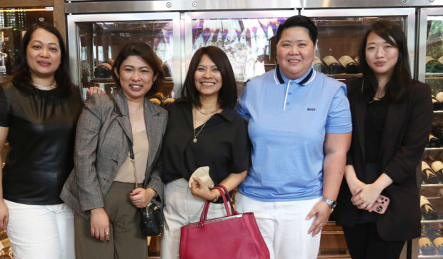 Amy Remo; Cherry Lou Del Rosario, PDI Key Accounts Officer; Tess Tatco, Assistant Vice President- Corporate Marketing and Retail Leasing, Avida Land; Tek Samaniego; and Sharleen Chua Senior, Division Manager for Marketing, Alveo Land