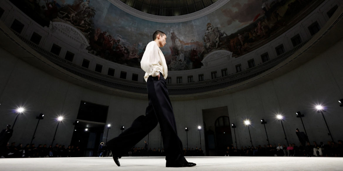 French luxury house Saint Laurent kicks off Paris Fashion Week's menswear shows