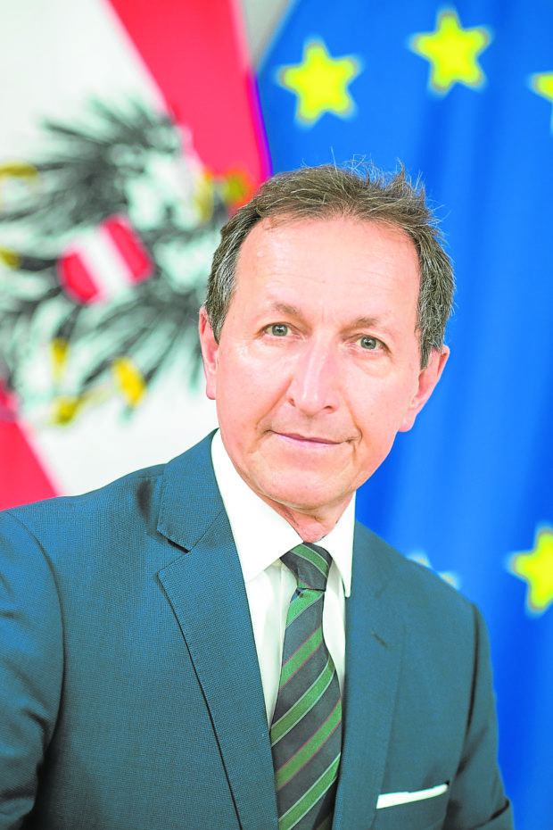 Austria Ambassador JohannBrieger —BMEIA/ MICHAEL GRUBER