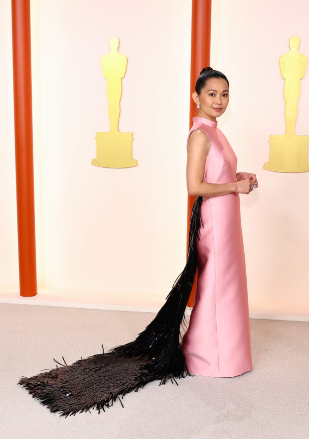  Hong Chau attends the 95th Annual Academy Awards on March 12, 2023 in Hollywood, California. Photo AFP 