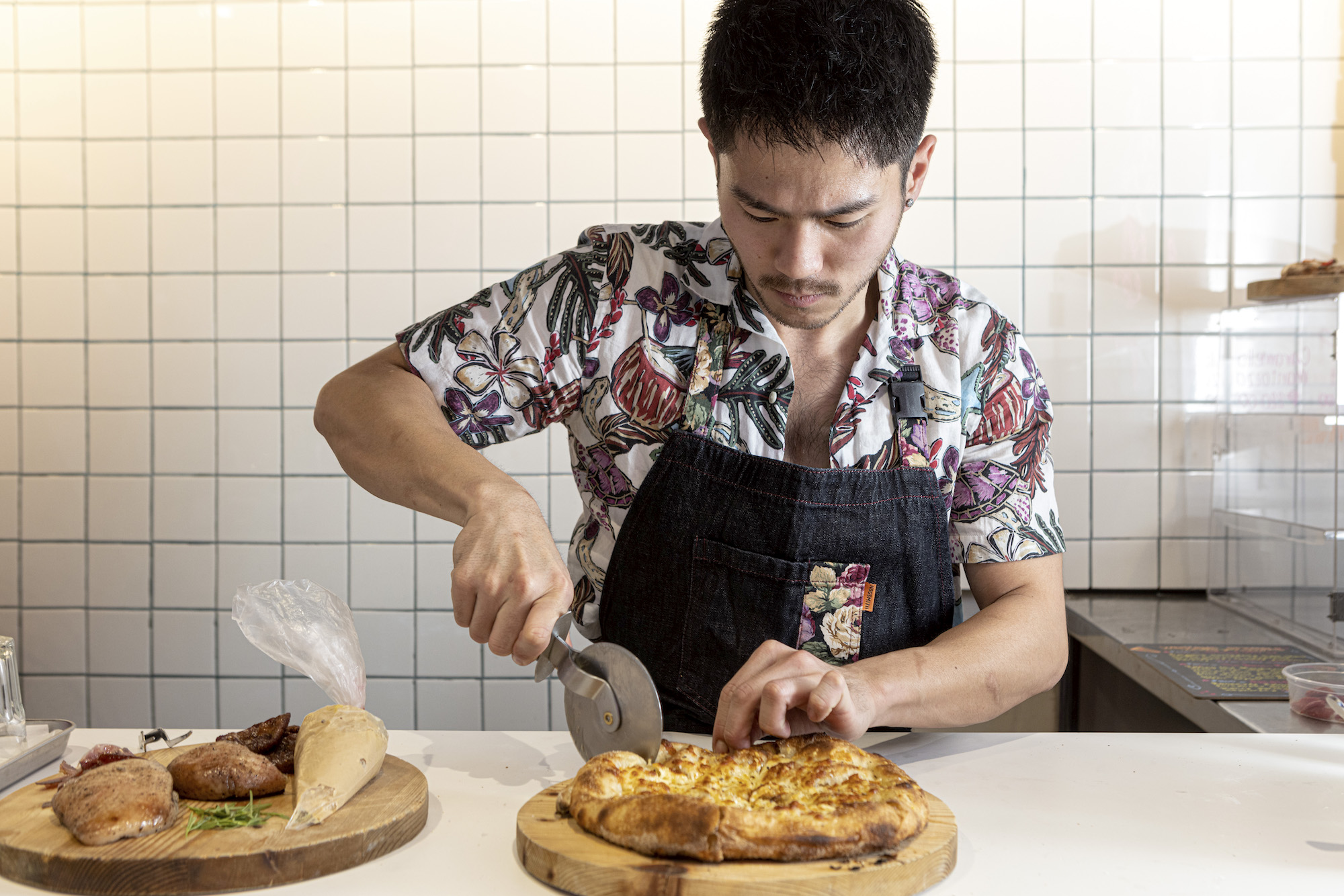 The pizzas of Crosta’s new Filipino-Japanese pizzaiolo are not for the faint of heart